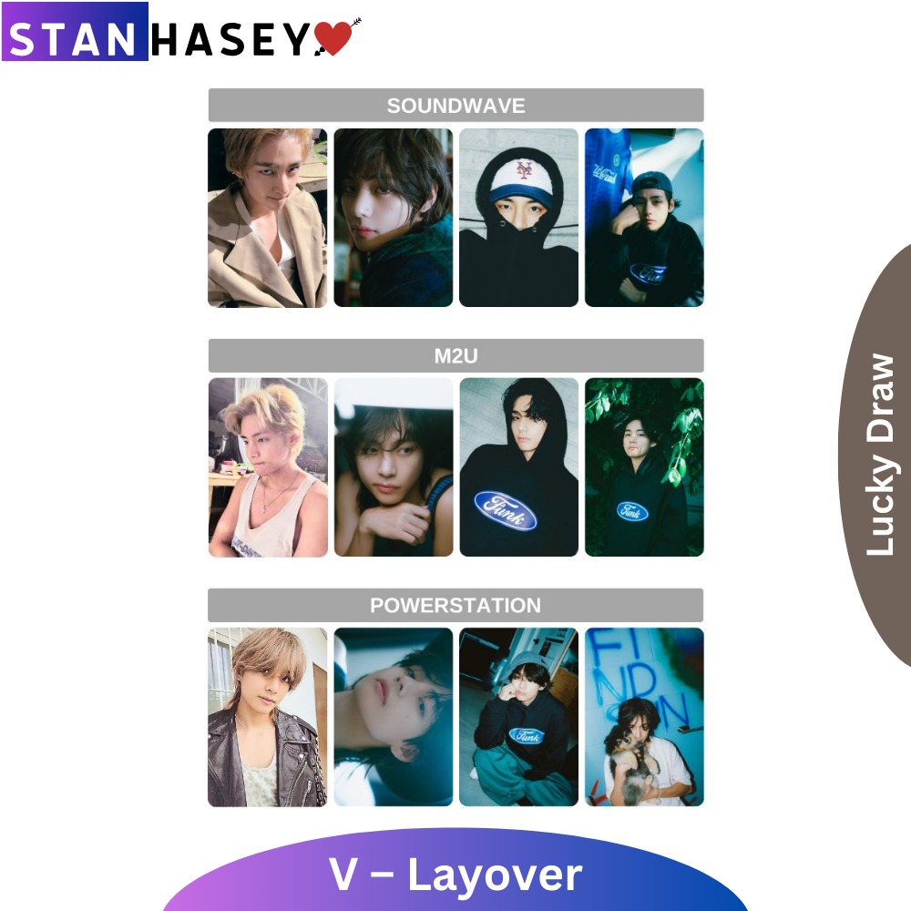 BTS V LAYOVER (SET) + SOUNDWAVE SPECIAL GIFT - A-KPOP